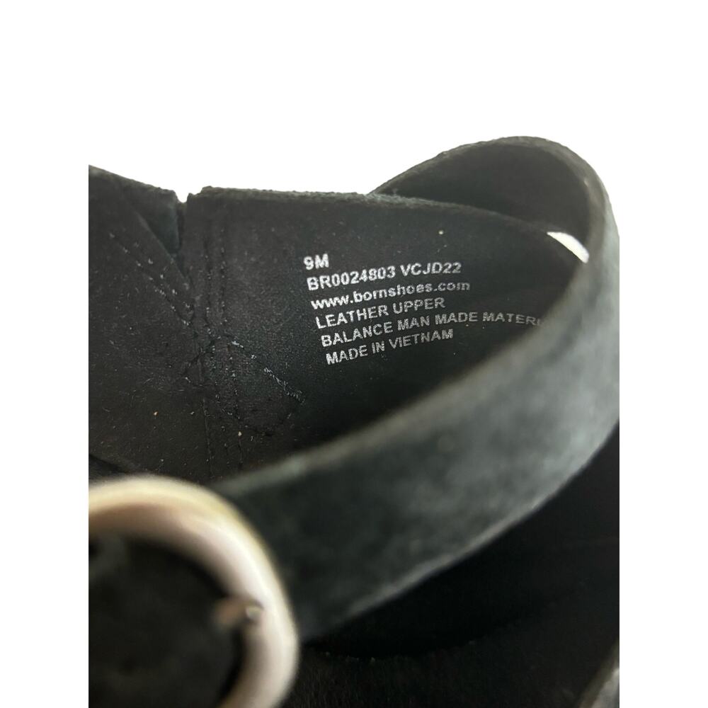 Born Women's Devlyn Black Distressed Suede Platform Boho Chic Clogs Size 9M - Picture 4 of 11